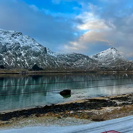 アパート Lofotenhaus Direkt Am Skjelfjord